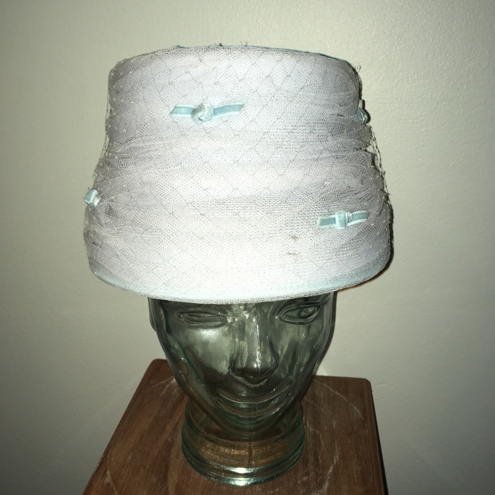 Vintage Baby Blue Hat